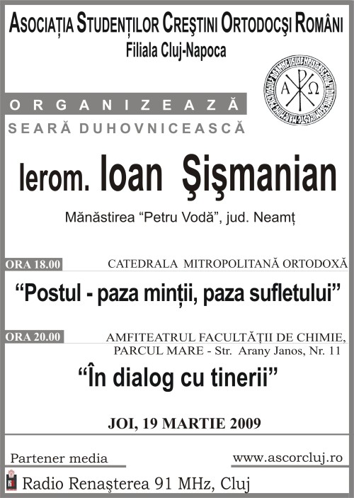 Seară Duhovnicească ASCOR Cluj