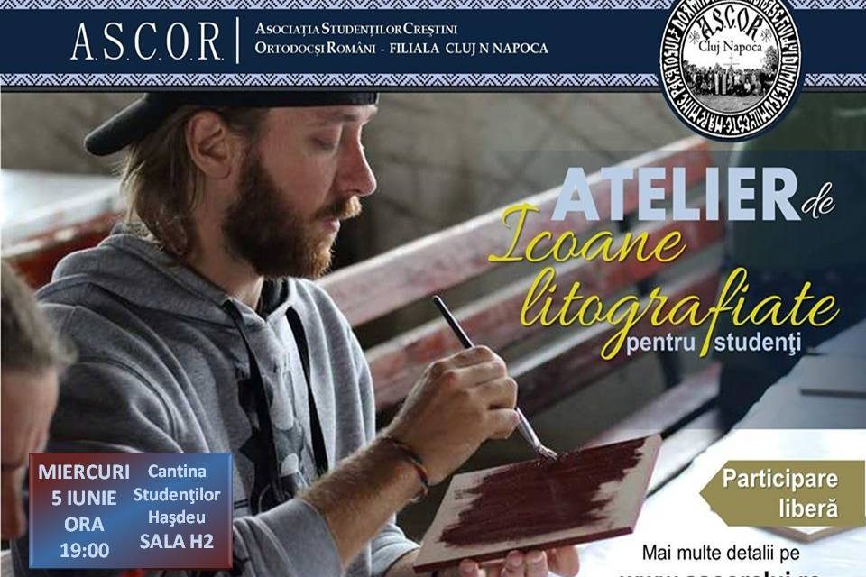 Atelier pentru studenți – Icoane litografiate pentru Parohia Stupini și parohia Ticu