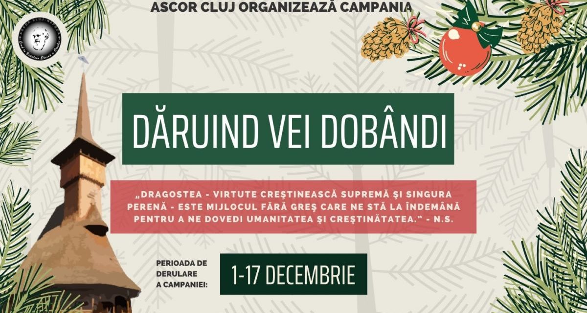 CAMPANIE „DĂRUIND VEI DOBÂNDI” 2021